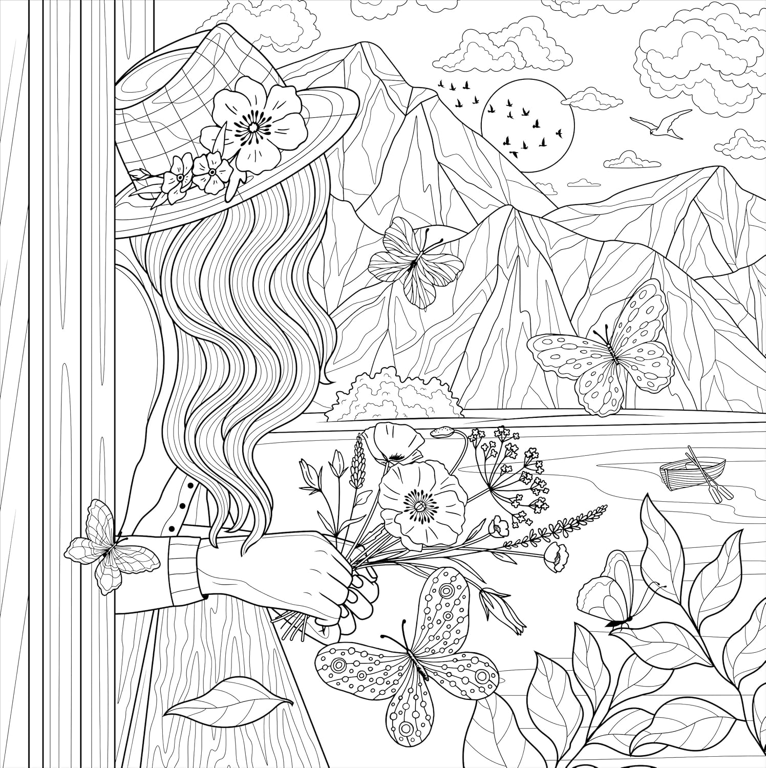 Boho Dreams Adult Coloring Book by Peter Pauper Press, Inc. 9781441342249_5