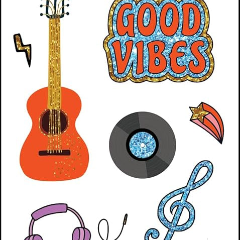 Music Sticker Set - Peter Pauper Press, Inc. 9781441342270