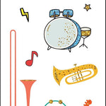 Music Sticker Set - Peter Pauper Press, Inc. 9781441342270_2