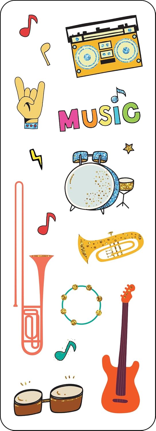 Music Sticker Set - Peter Pauper Press, Inc. 9781441342270_2
