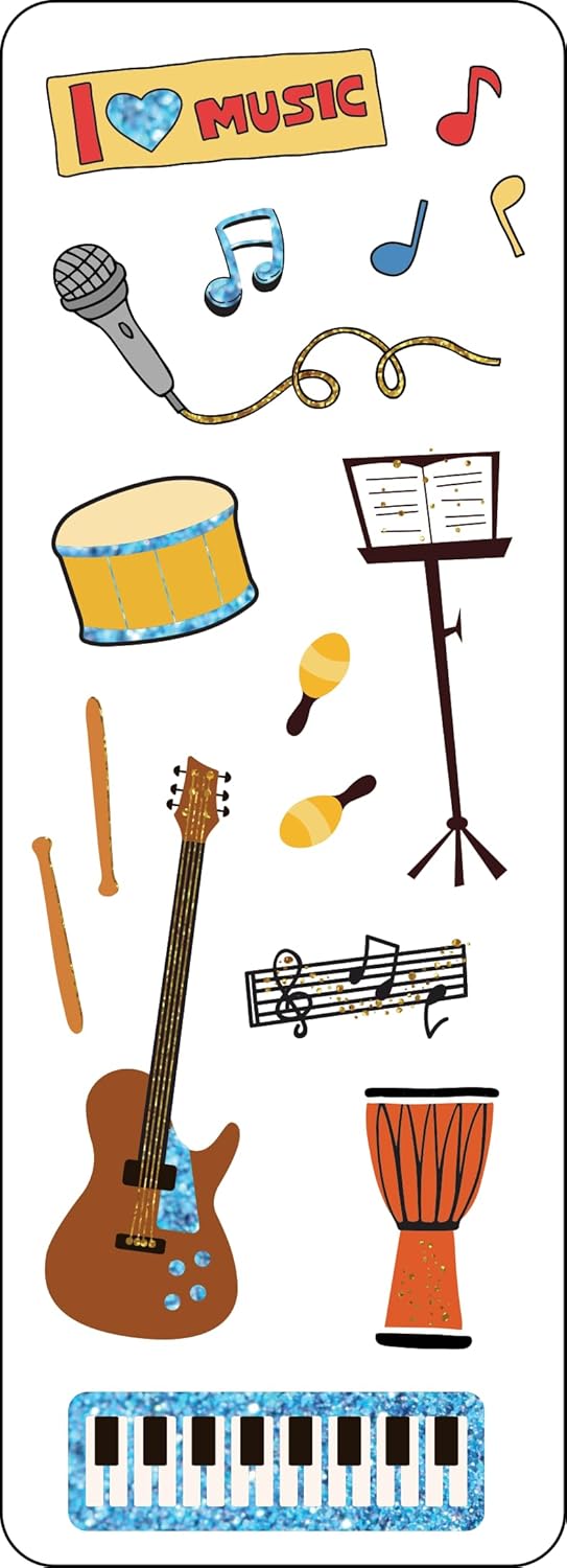 Music Sticker Set - Peter Pauper Press, Inc. 9781441342270_4