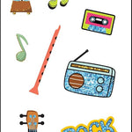 Music Sticker Set - Peter Pauper Press, Inc. 9781441342270_5