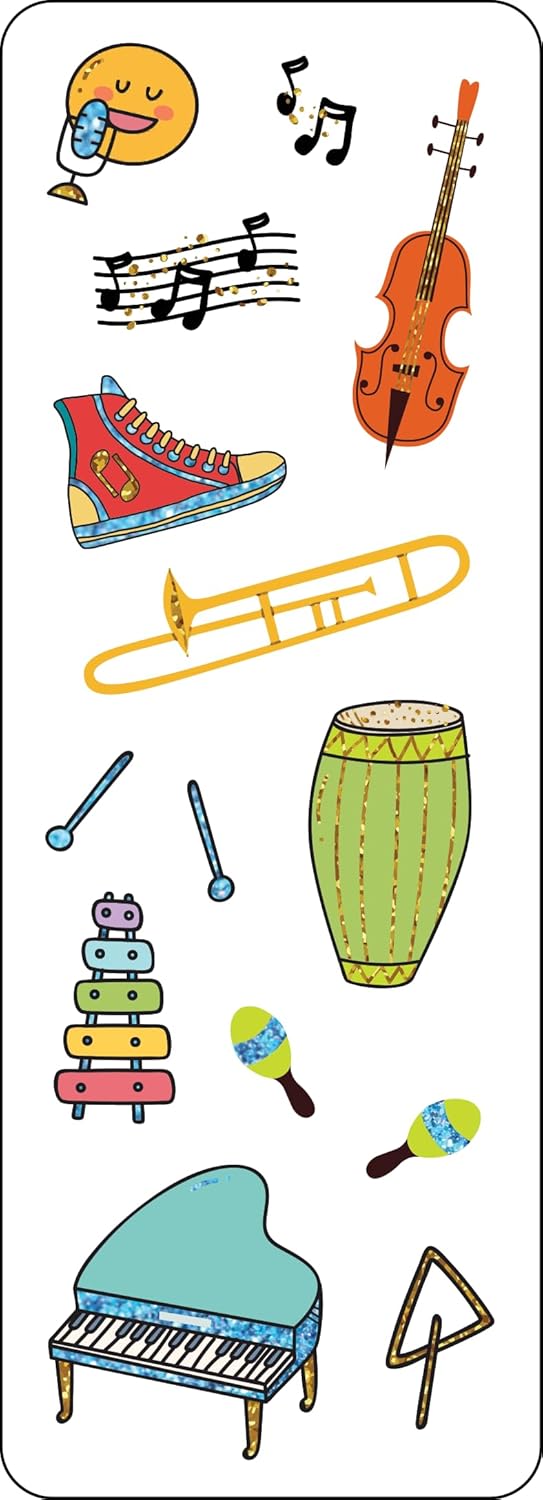 Music Sticker Set - Peter Pauper Press, Inc. 9781441342270_6