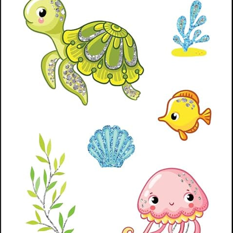 Under The Sea Sticker Set - Peter Pauper Press, Inc. 9781441342287_6c522537-27df-4daf-9f14-e738e4b6e2d3