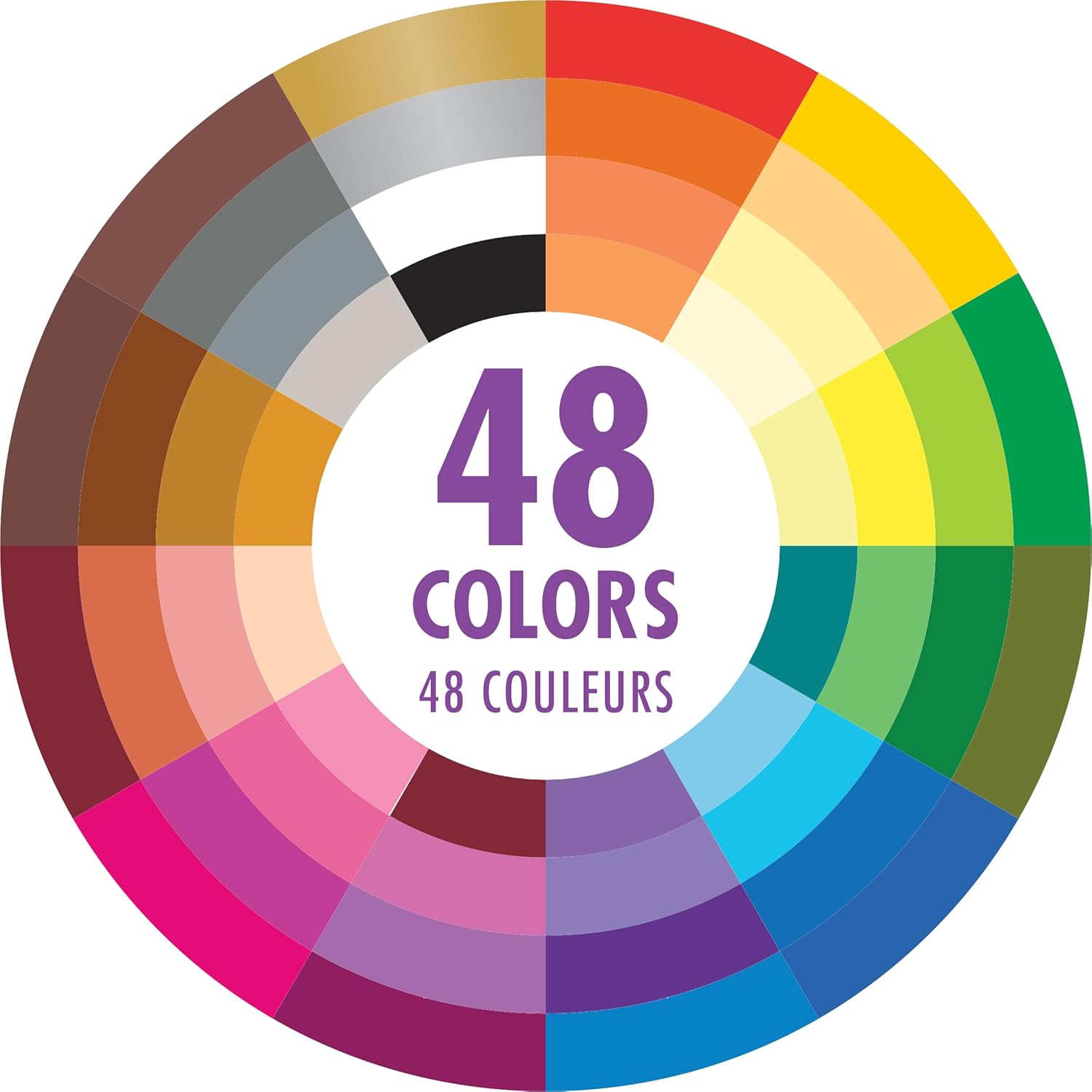 Studio Series 48 Colored Pencils Set - Peter Pauper Press 9781441342300_4