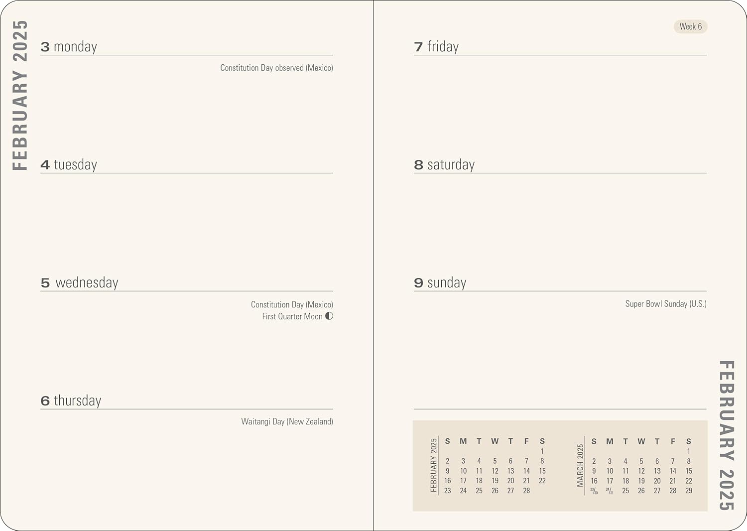 2025 Mushrooms Weekly Planner (16 Months, Sept 2024 To Dec 2025) - Peter Pauper 9781441342799_3