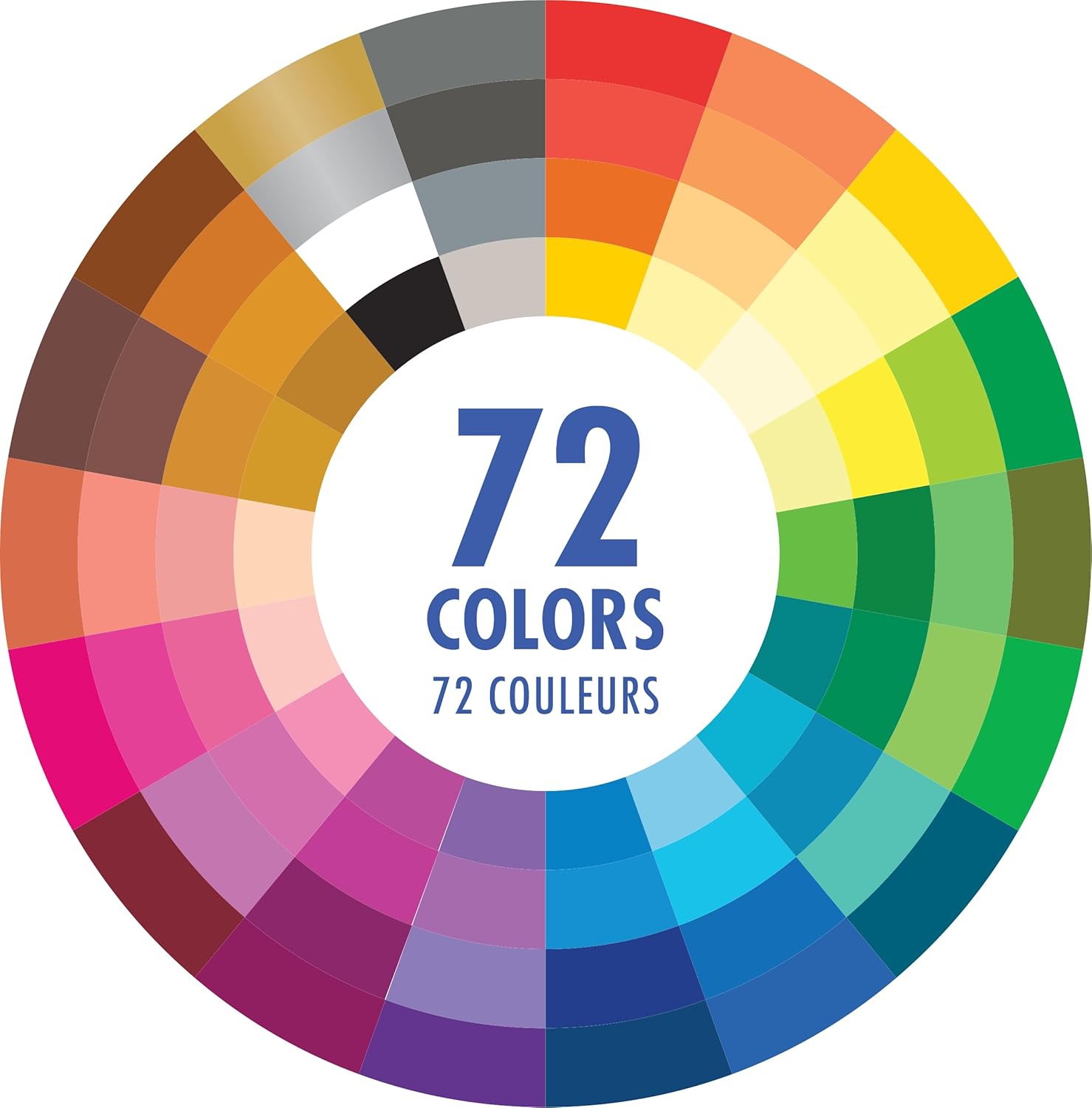 Studio Series 72 Colored Pencil Set - Peter Pauper Press 9781441343000_2