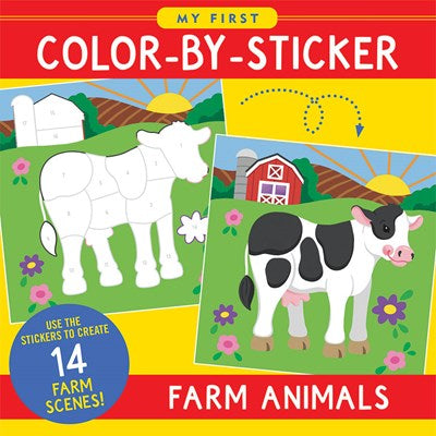 My First Color-By-Sticker Farm Animals by Peter Pauper Press 9781441343536