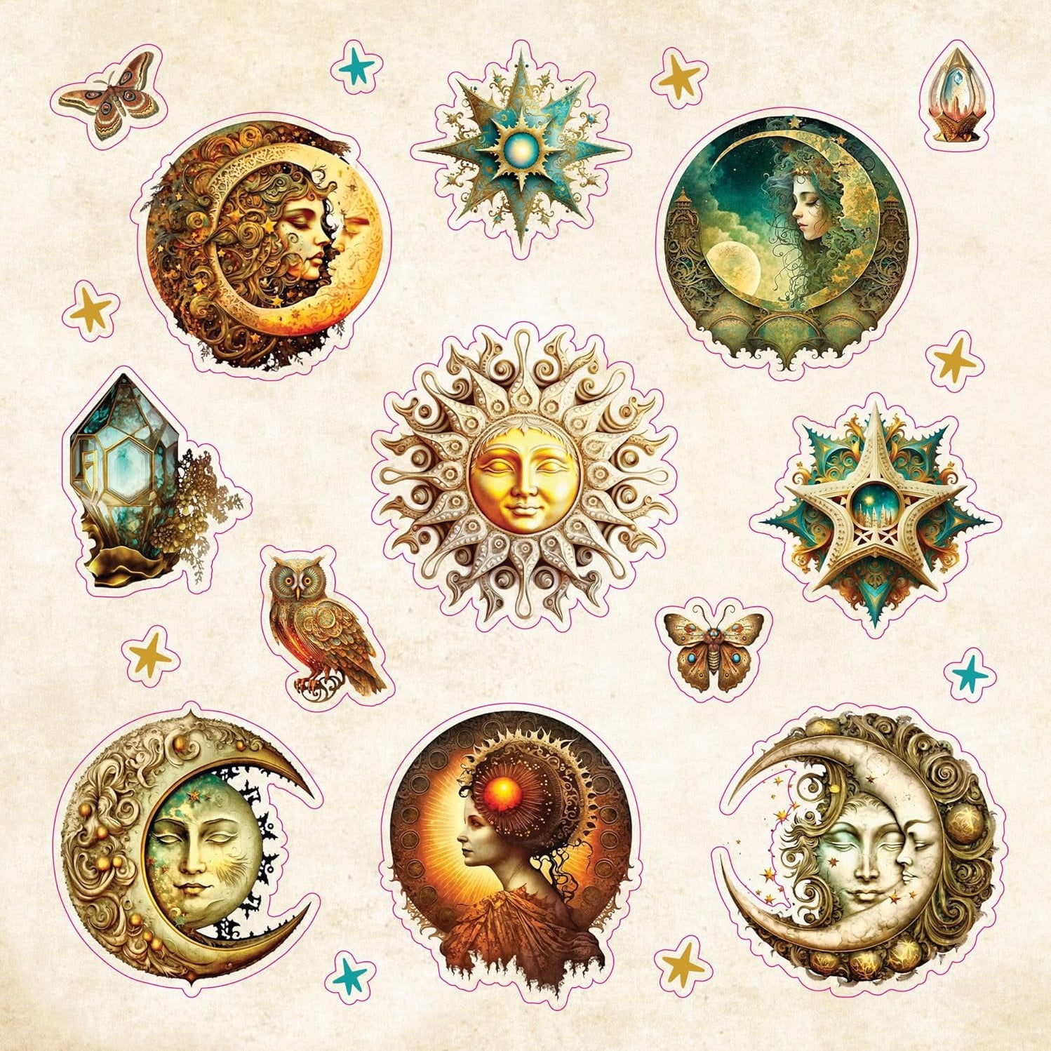 Celestial Wonders Sticker Book by Peter Pauper Press 9781441343550_1