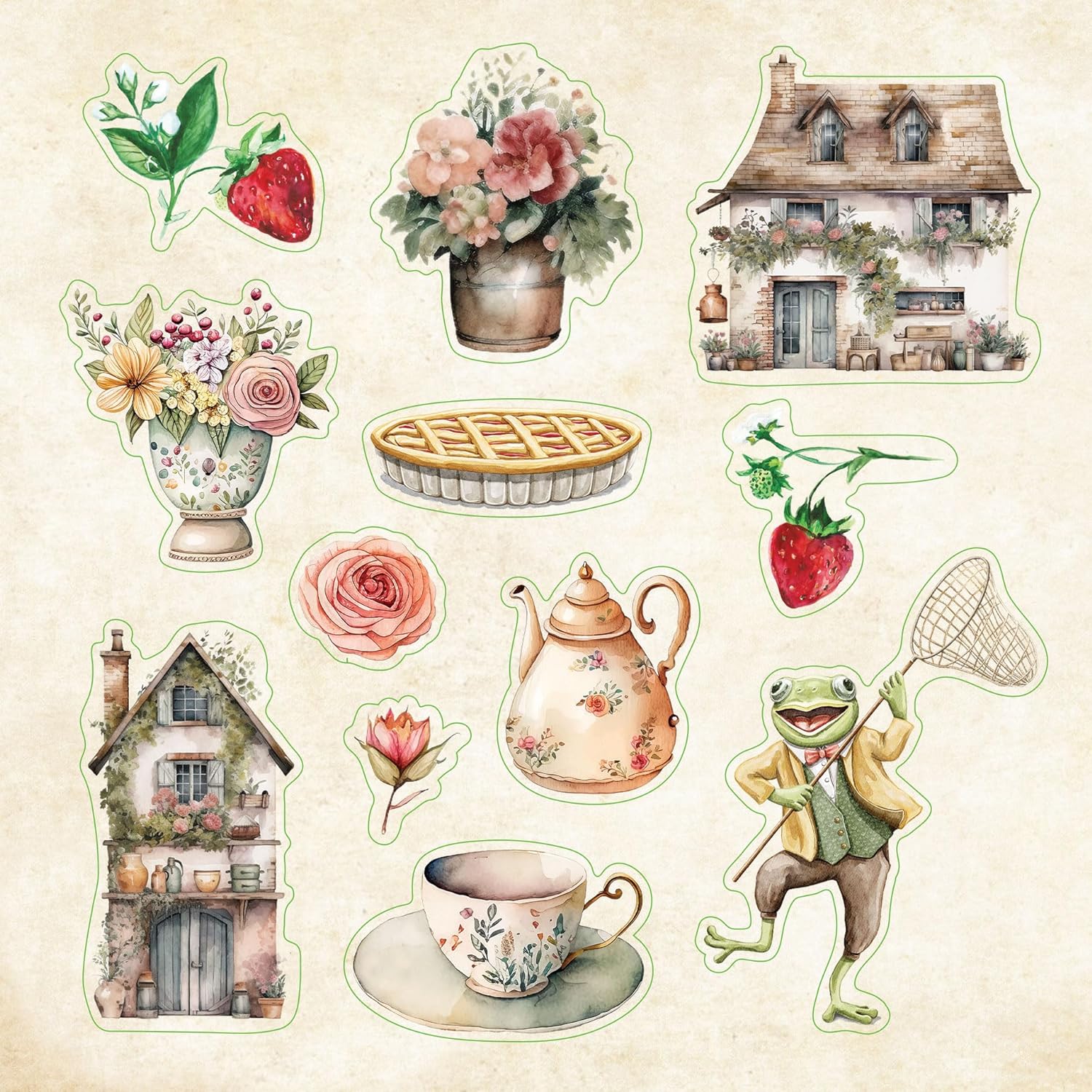 Cottagecore Sticker Book by Peter Pauper Press 9781441343567_1