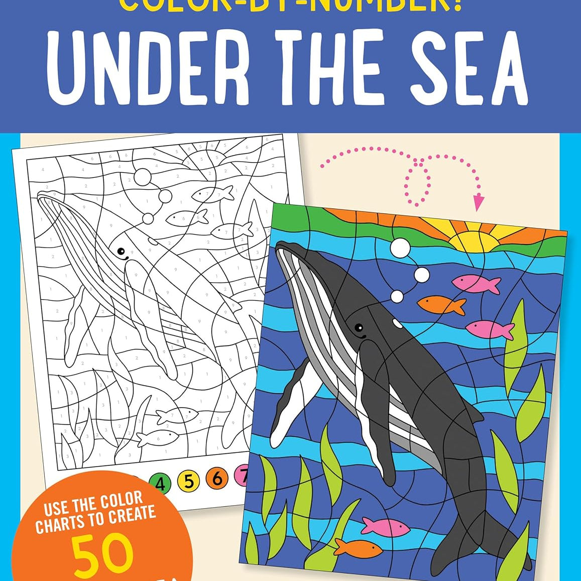 Under The Sea Color-By-Number! by Peter Pauper Press 9781441343697
