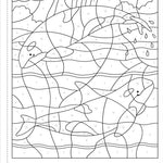 Under The Sea Color-By-Number! by Peter Pauper Press 9781441343697_1