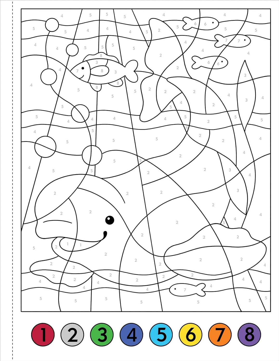Under The Sea Color-By-Number! by Peter Pauper Press 9781441343697_2