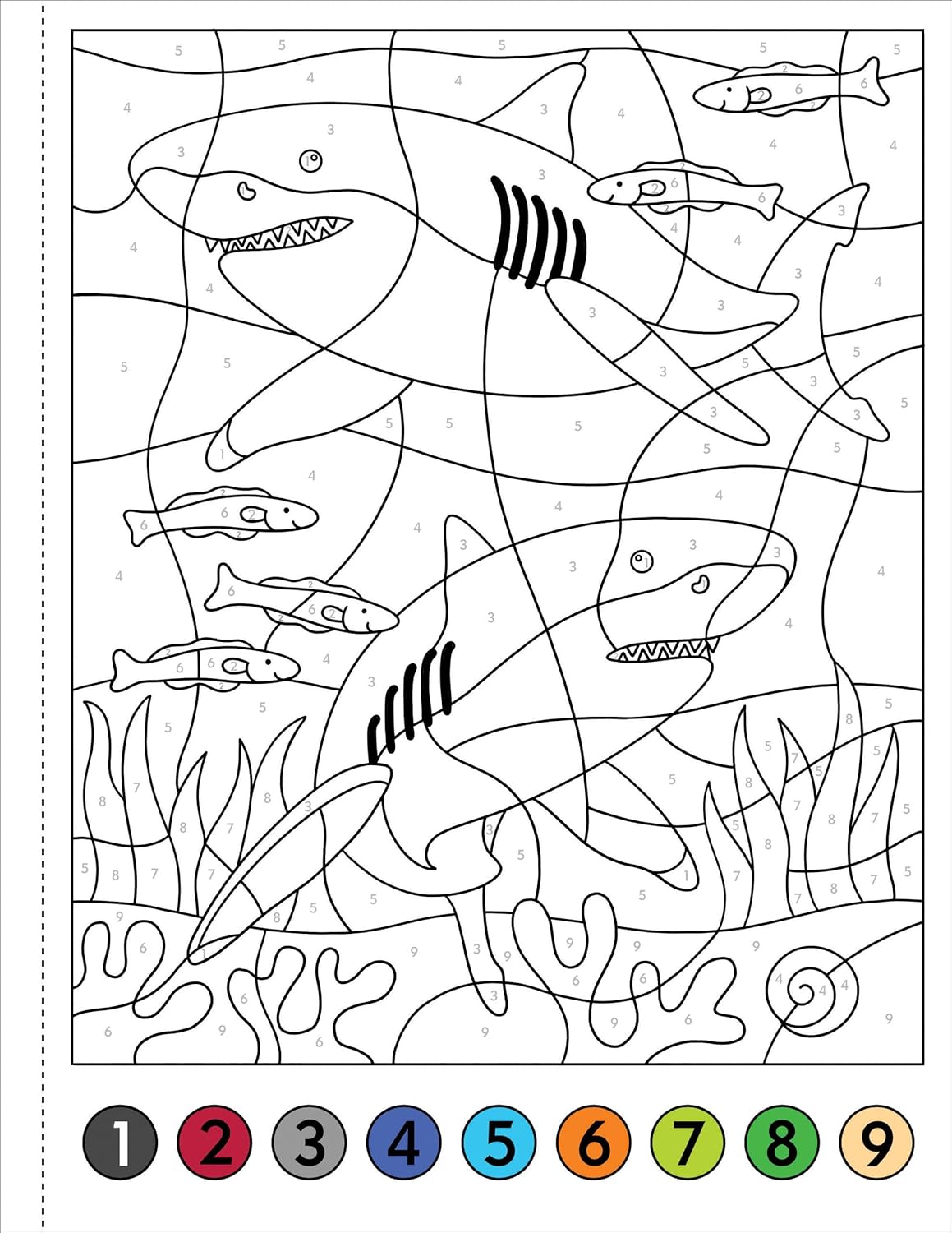 Under The Sea Color-By-Number! by Peter Pauper Press 9781441343697_4