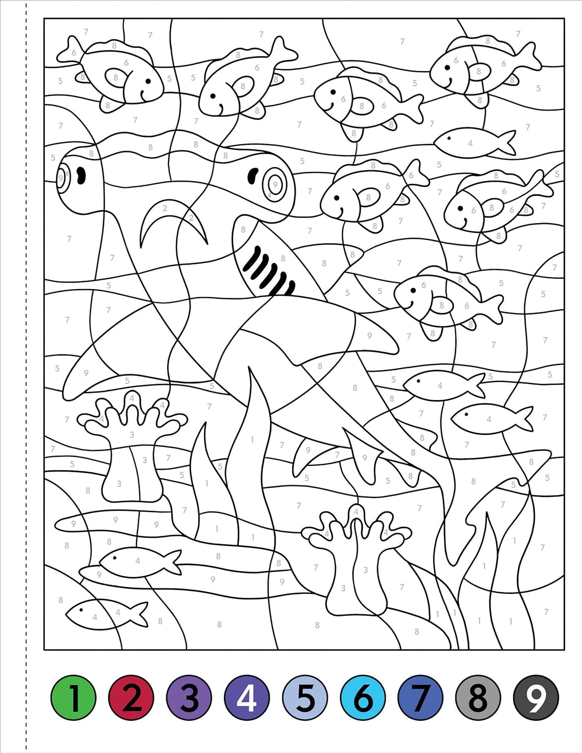 Under The Sea Color-By-Number! by Peter Pauper Press 9781441343697_5