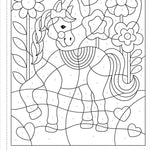 Unicorns Color-By-Number! by Peter Pauper Press 9781441343703_1