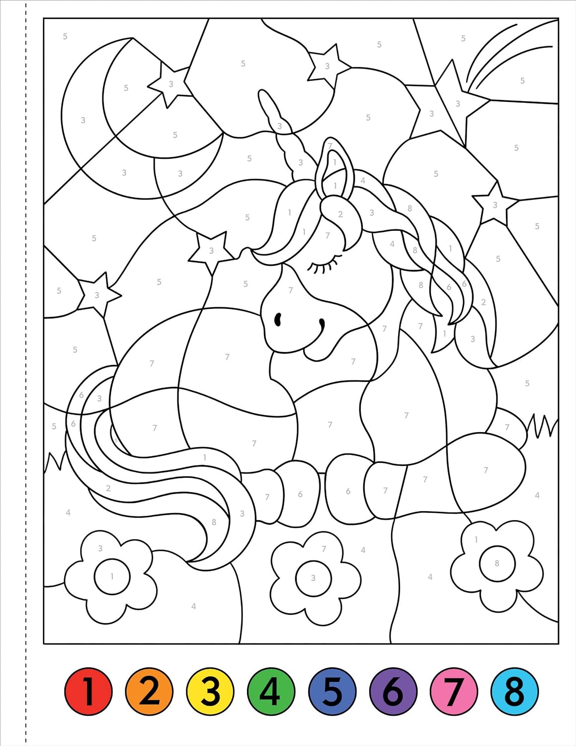 Unicorns Color-By-Number! by Peter Pauper Press 9781441343703_2