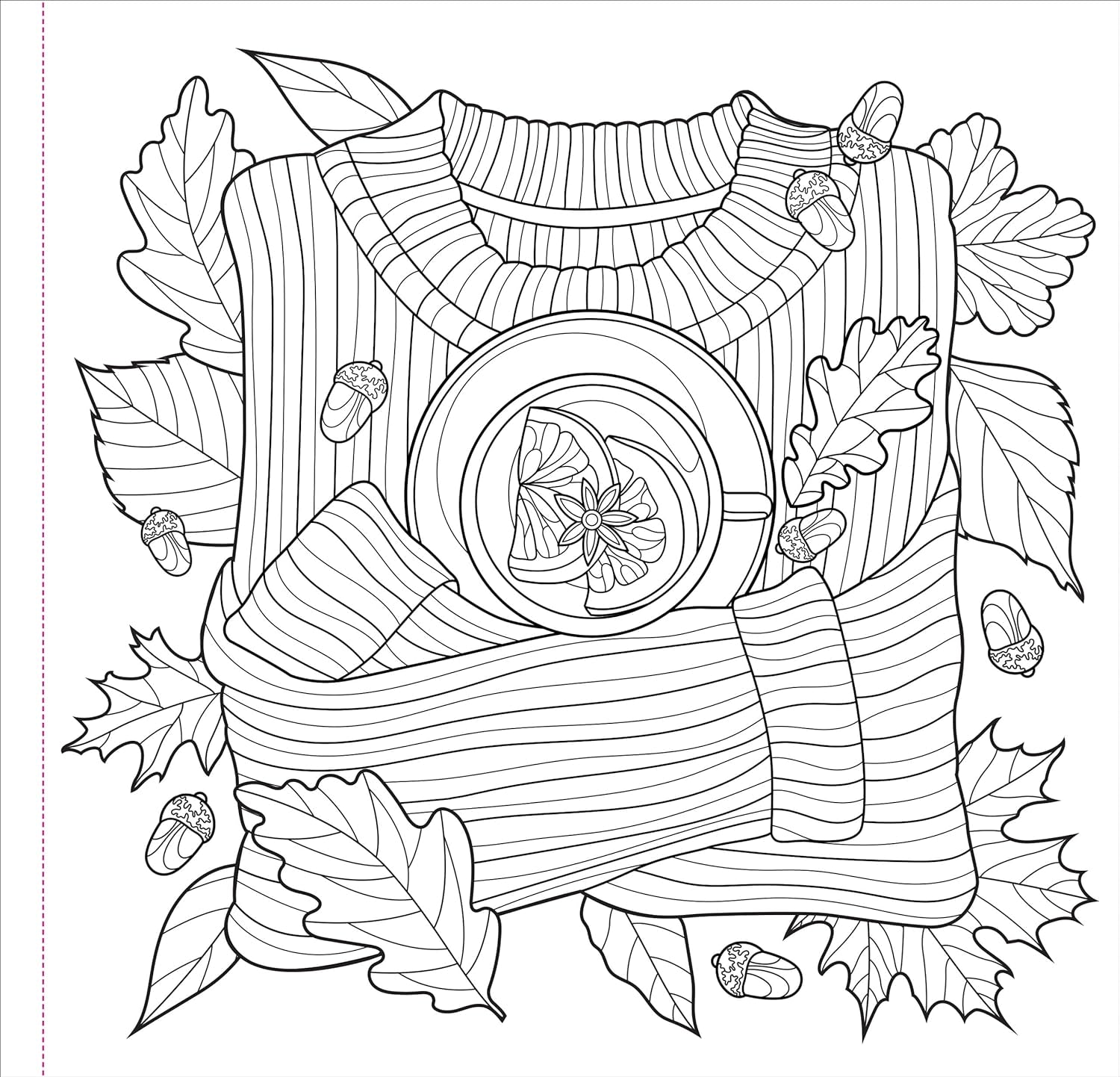 Autumn Dreams Adult Coloring Book by Peter Pauper Press, Inc. 9781441343710_3