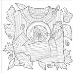 Autumn Dreams Adult Coloring Book by Peter Pauper Press, Inc. 9781441343710_3