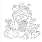 Autumn Dreams Adult Coloring Book by Peter Pauper Press, Inc. 9781441343710_4