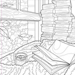 Autumn Dreams Adult Coloring Book by Peter Pauper Press, Inc. 9781441343710_5