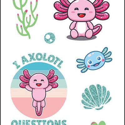 Axolotls Stickers 9781441343727