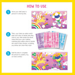 Unicorns Color-By-Dots Sticker Book by Peter Pauper Press 9781441343833_1