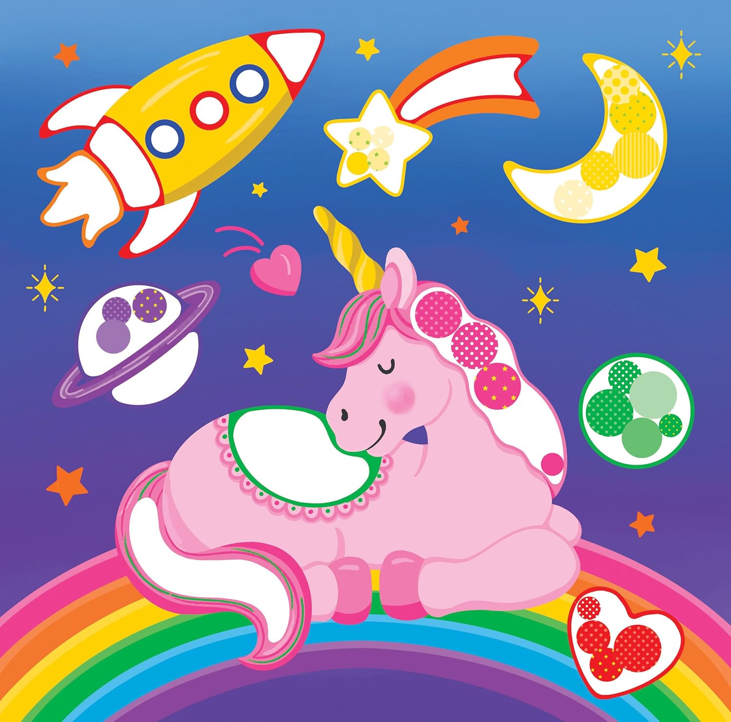 Unicorns Color-By-Dots Sticker Book by Peter Pauper Press 9781441343833_2