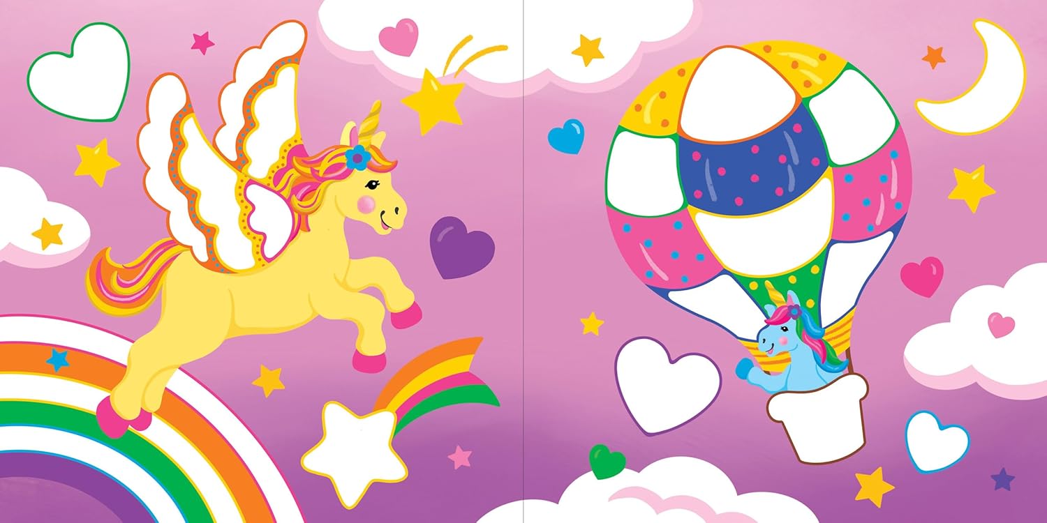 Unicorns Color-By-Dots Sticker Book by Peter Pauper Press 9781441343833_3