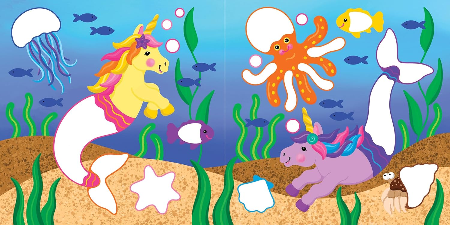 Unicorns Color-By-Dots Sticker Book by Peter Pauper Press 9781441343833_4