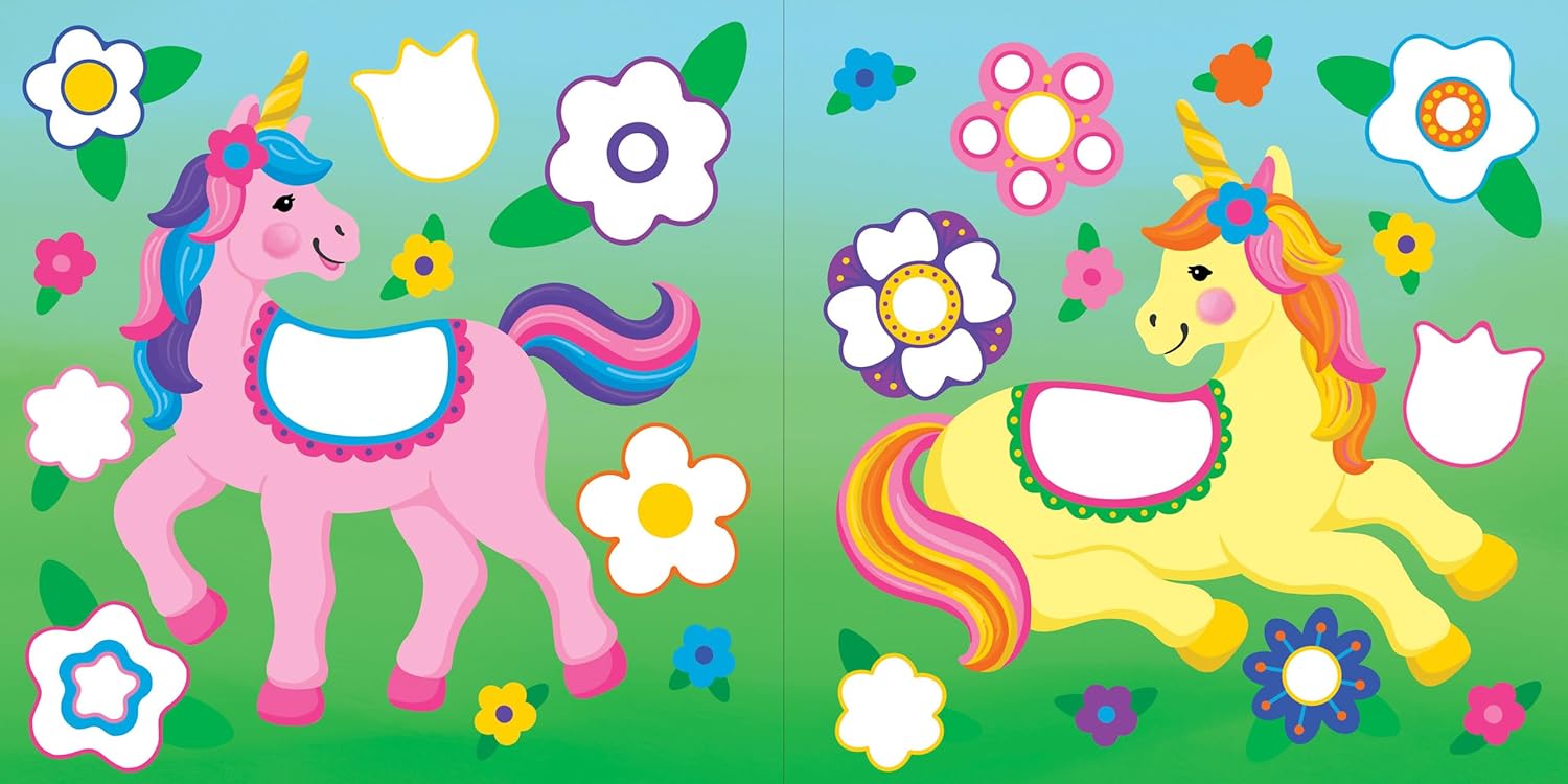 Unicorns Color-By-Dots Sticker Book by Peter Pauper Press 9781441343833_5