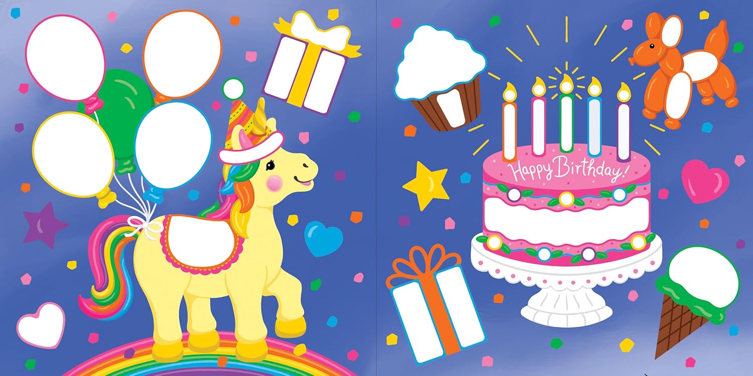 Unicorns Color-By-Dots Sticker Book by Peter Pauper Press 9781441343833_6