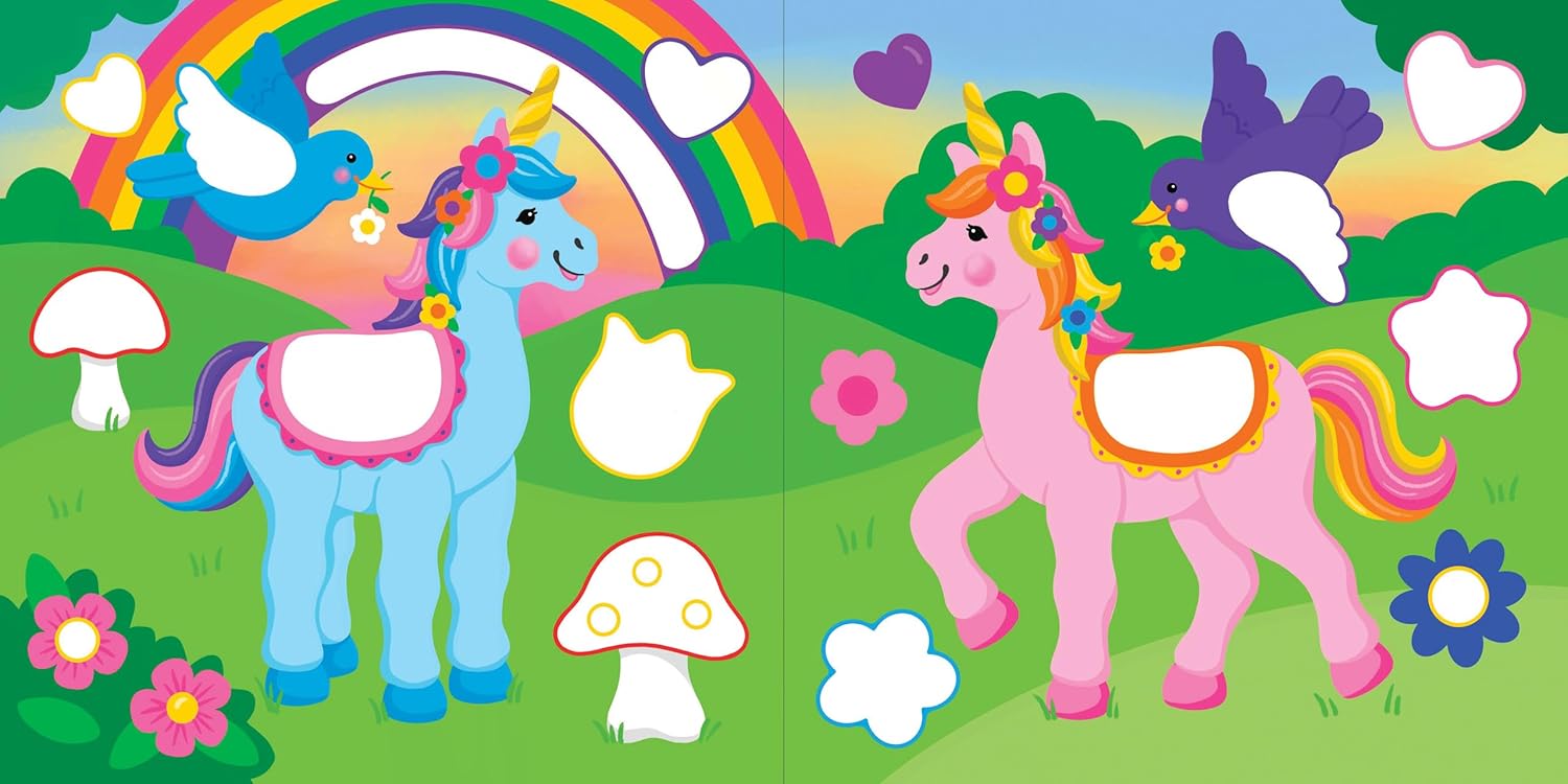 Unicorns Color-By-Dots Sticker Book by Peter Pauper Press 9781441343833_7