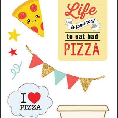 Pizza Party Stickers - Peter Pauper Press 9781441343895