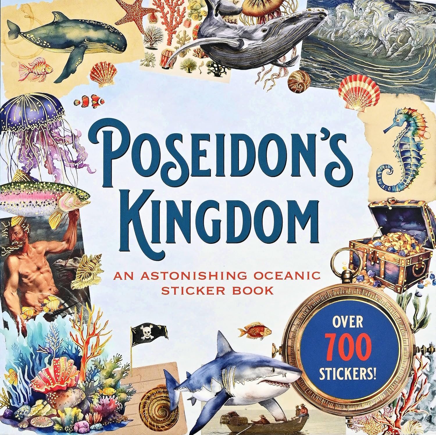 Poseidon's Kingdom Sticker Book by Peter Pauper Press 9781441344502