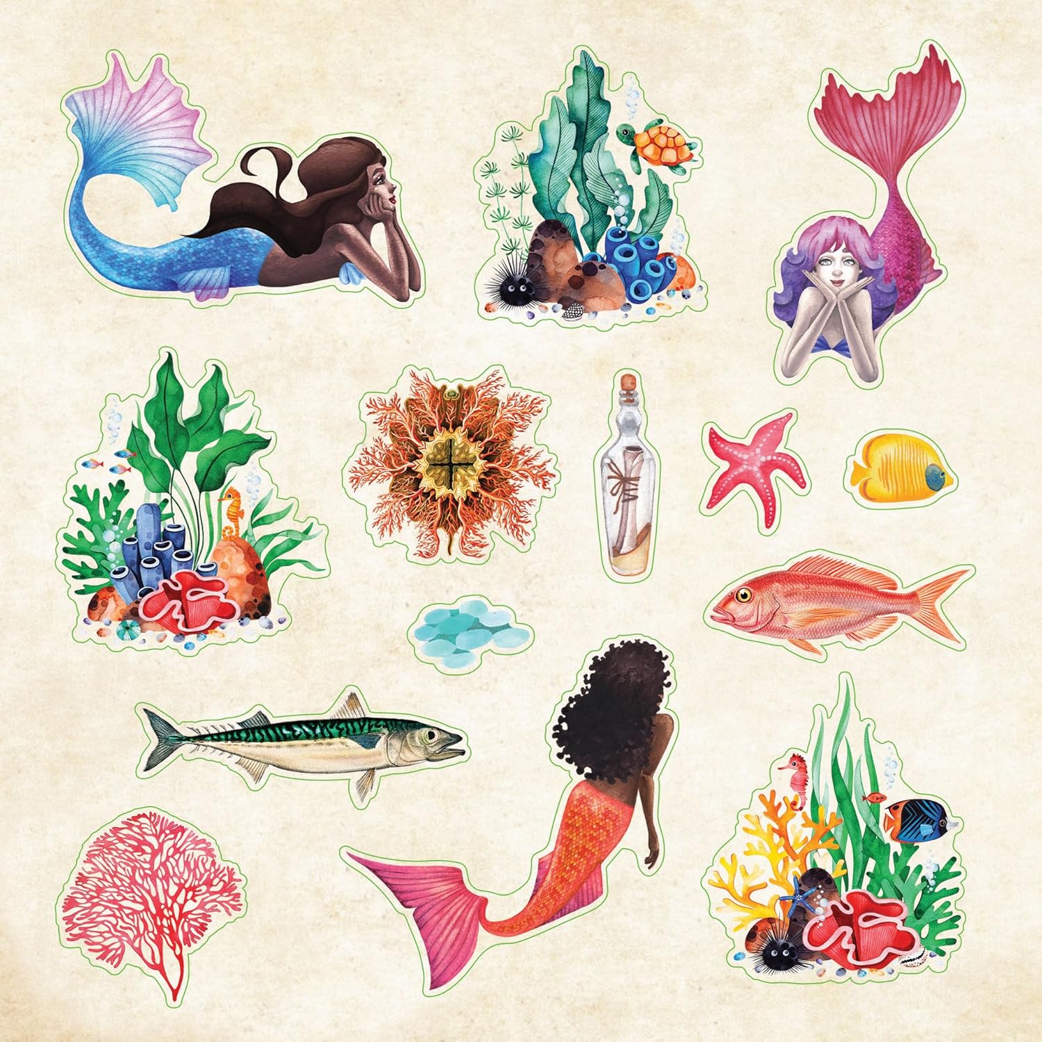 Poseidon's Kingdom Sticker Book by Peter Pauper Press 9781441344502_4