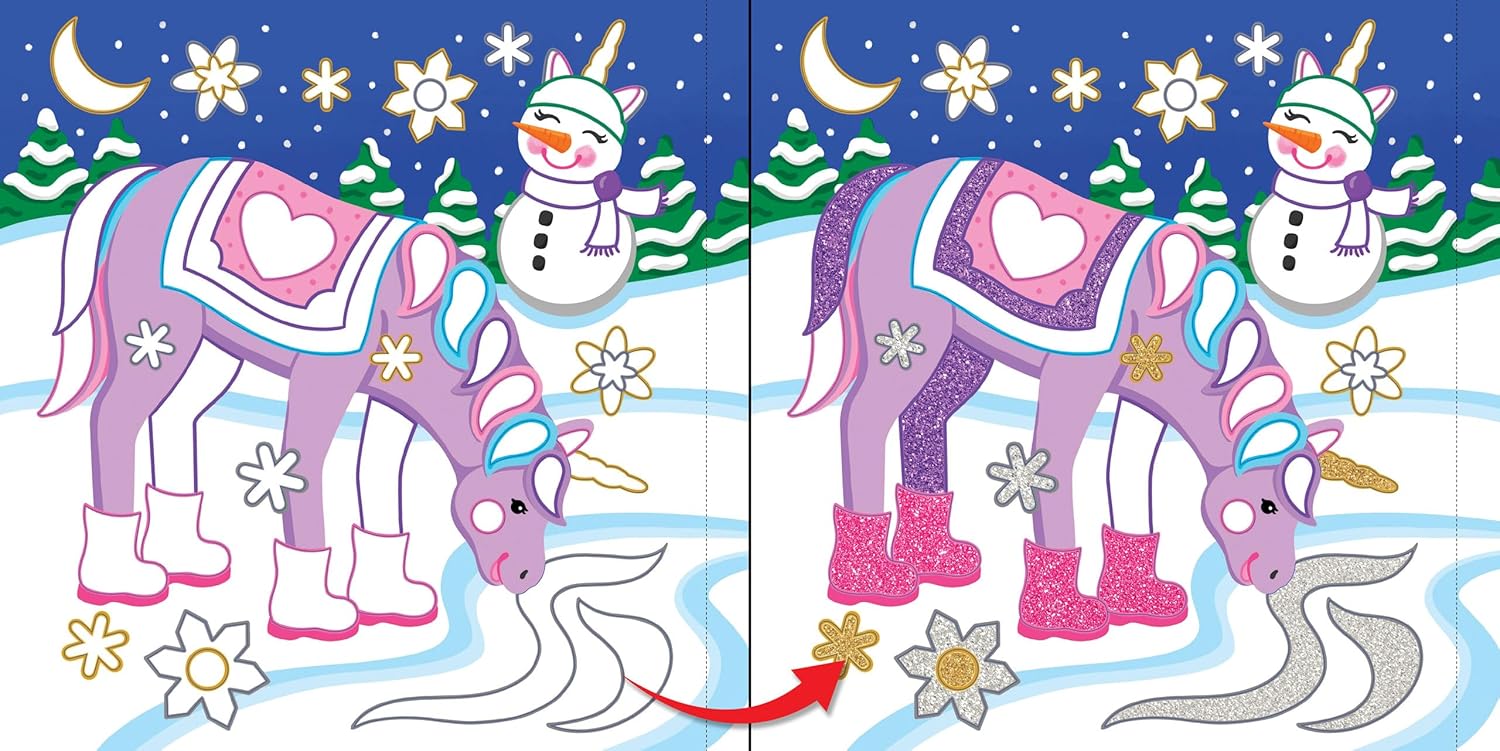 Unicorns Color-By-Foil Sticker Book by Peter Pauper Press 9781441344588_2