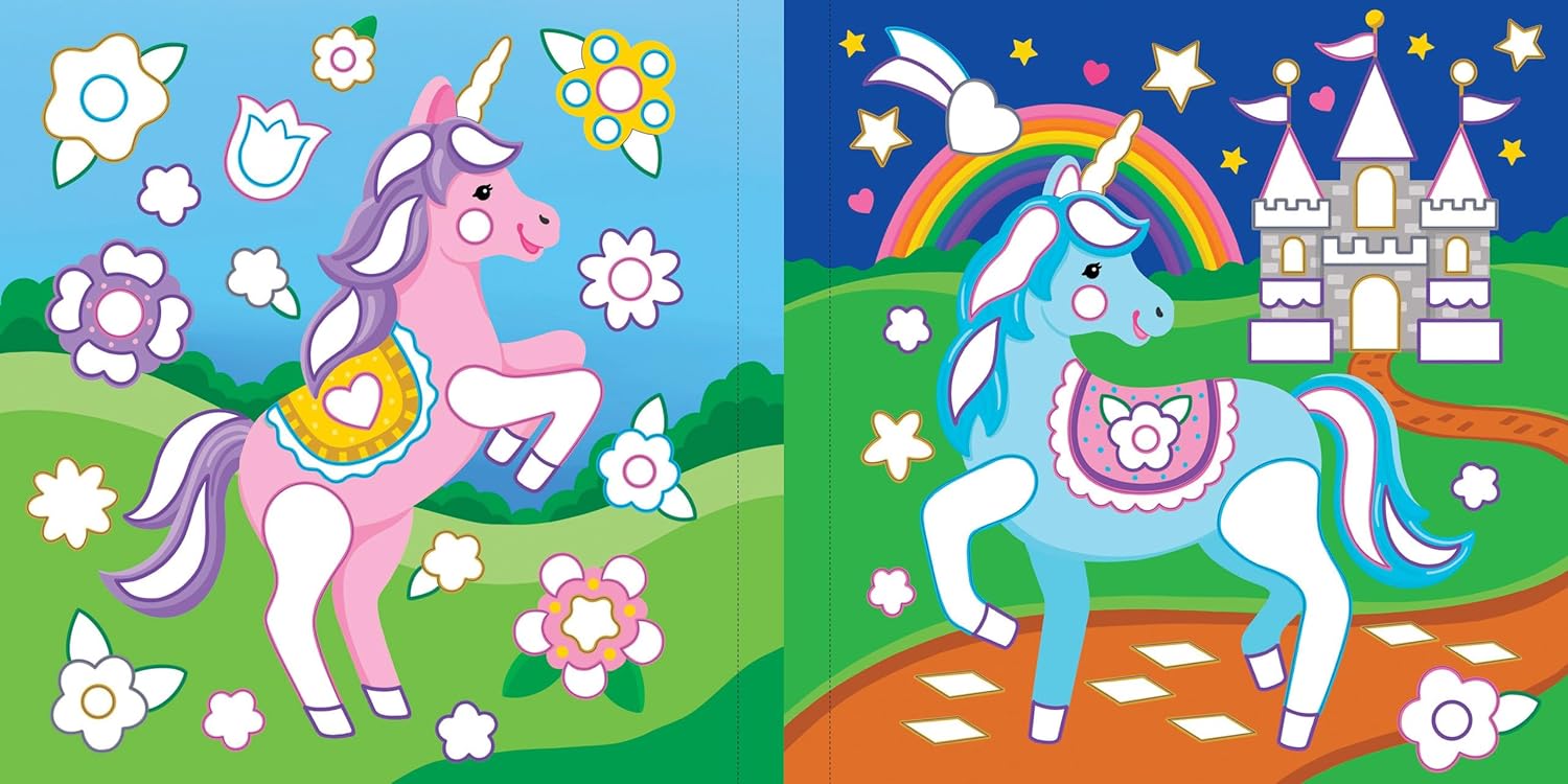Unicorns Color-By-Foil Sticker Book by Peter Pauper Press 9781441344588_3