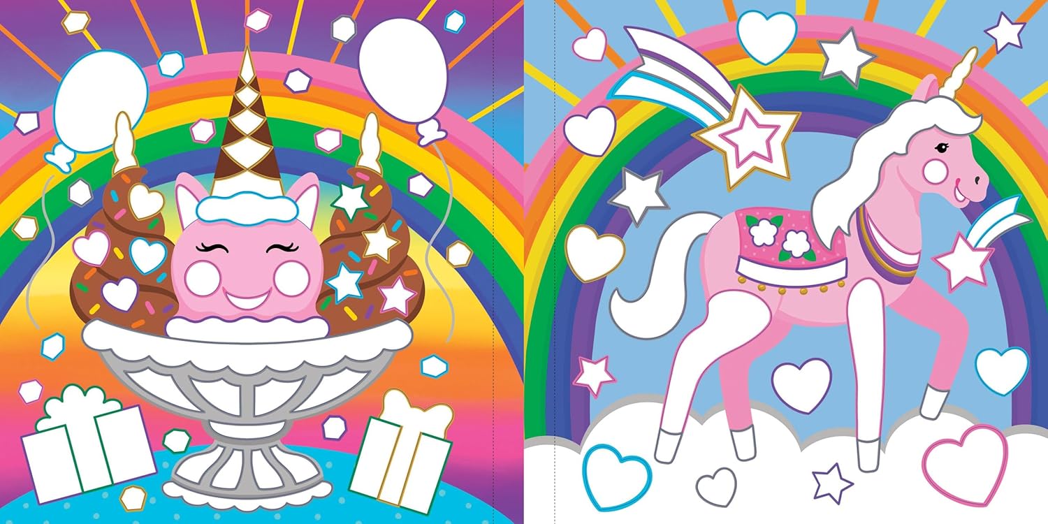 Unicorns Color-By-Foil Sticker Book by Peter Pauper Press 9781441344588_5