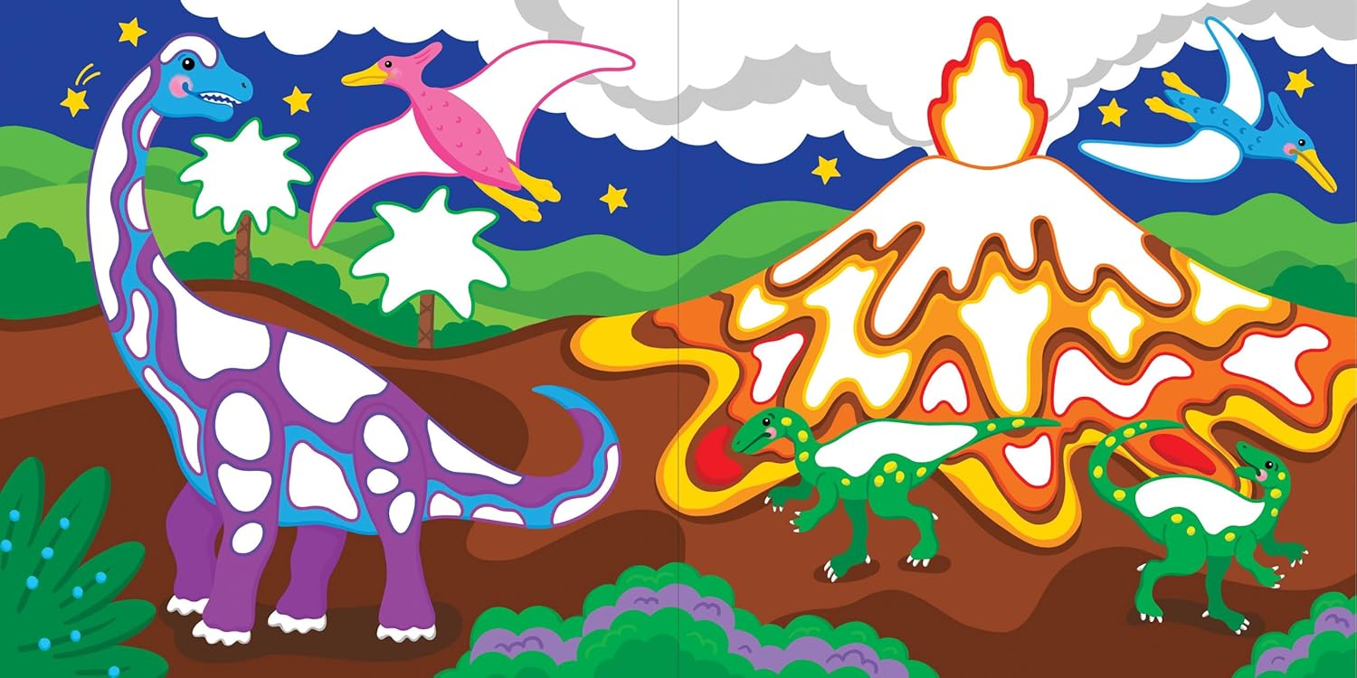 Dinosaurs Color-By-Dots Sticker Book by Peter Pauper Press 9781441344595_4