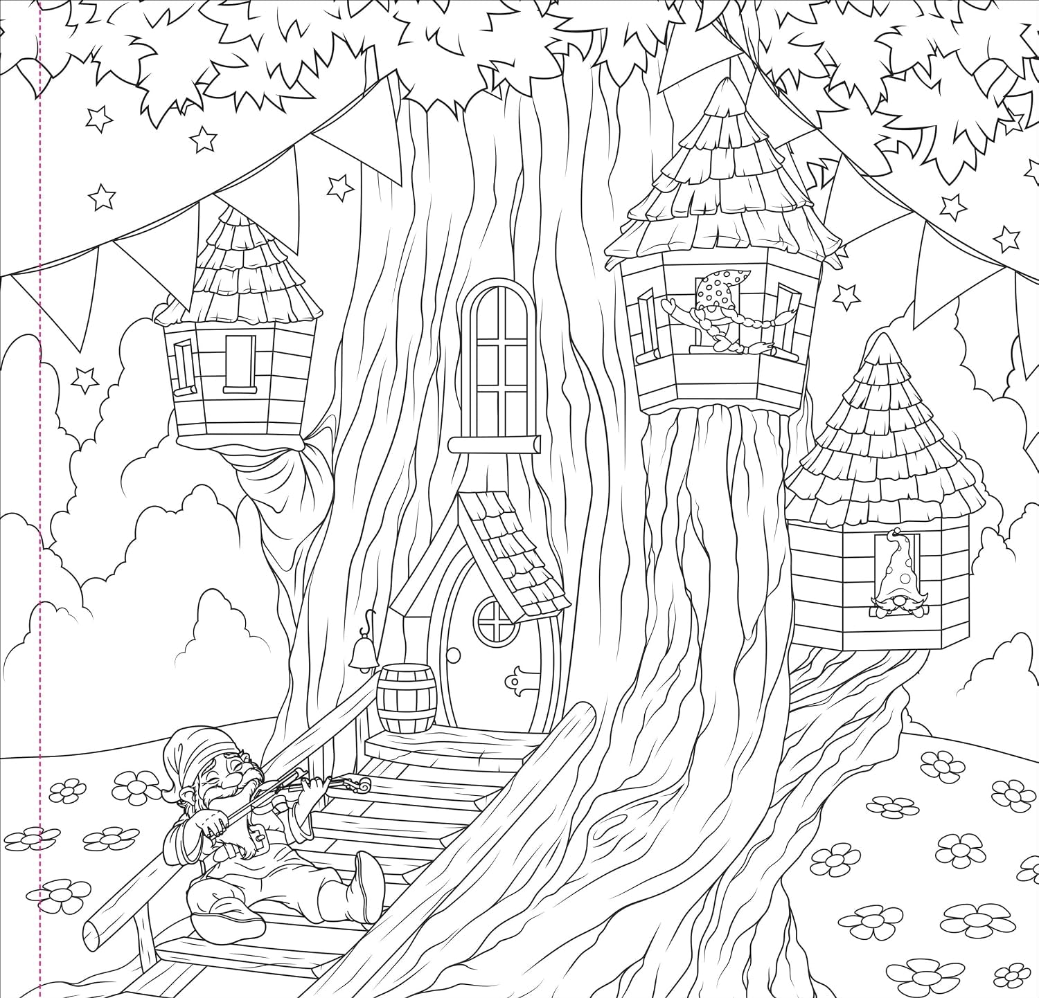Enchanted Kingdom Adult Coloring Book by Peter Pauper Press, Inc. 9781441344694_3