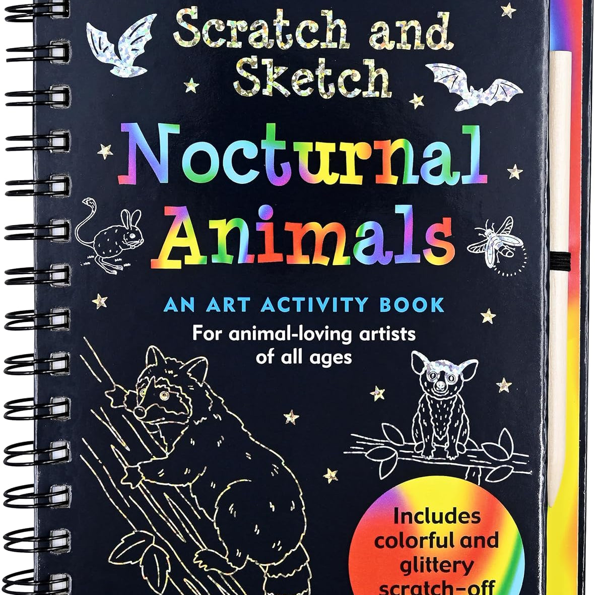 Scratch & Sketch Nocturnal Animals by Peter Pauper Press 9781441344717