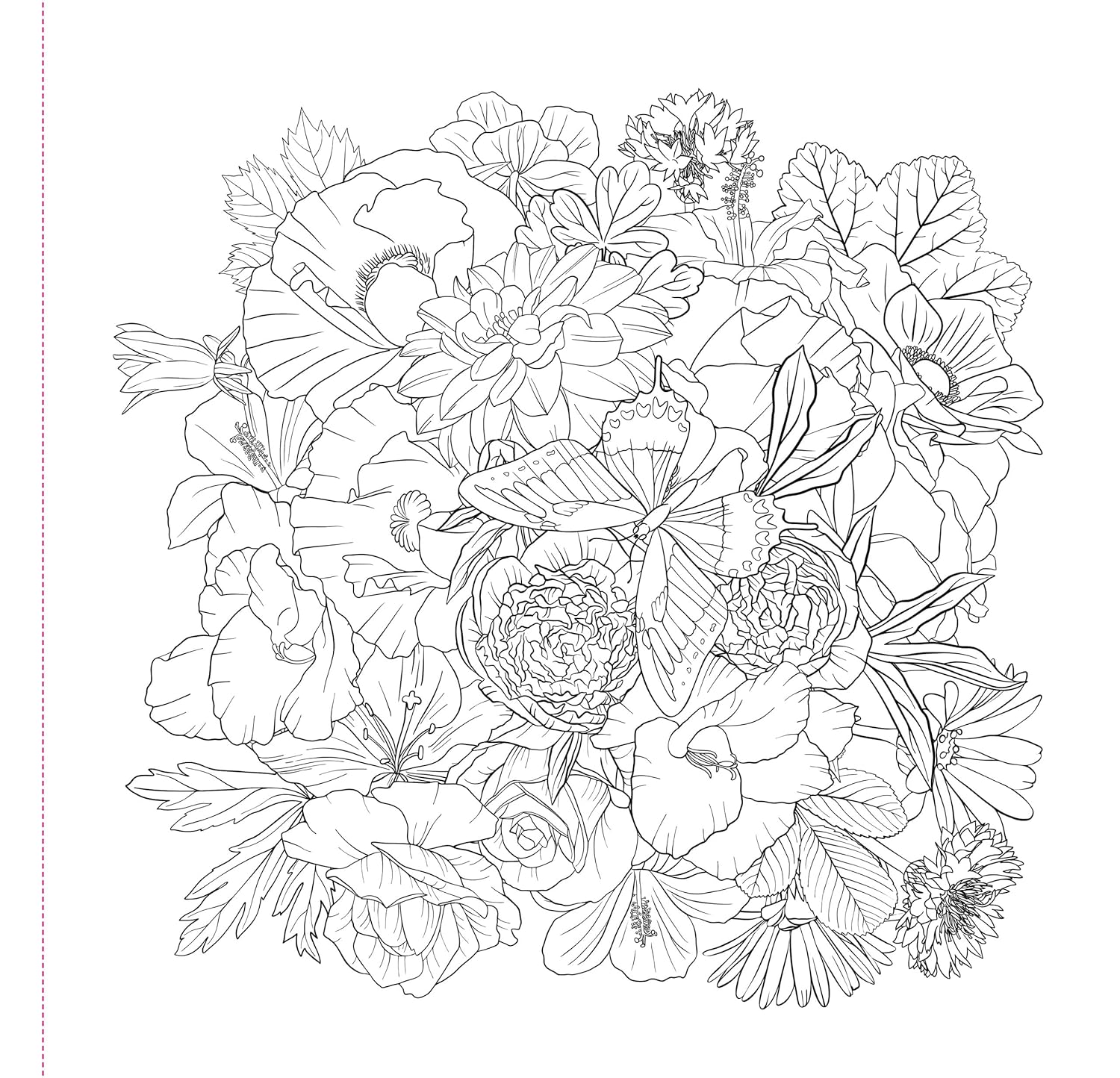 Wildflowers Adult Coloring Book by Peter Pauper Press, Inc. 9781441344960_2