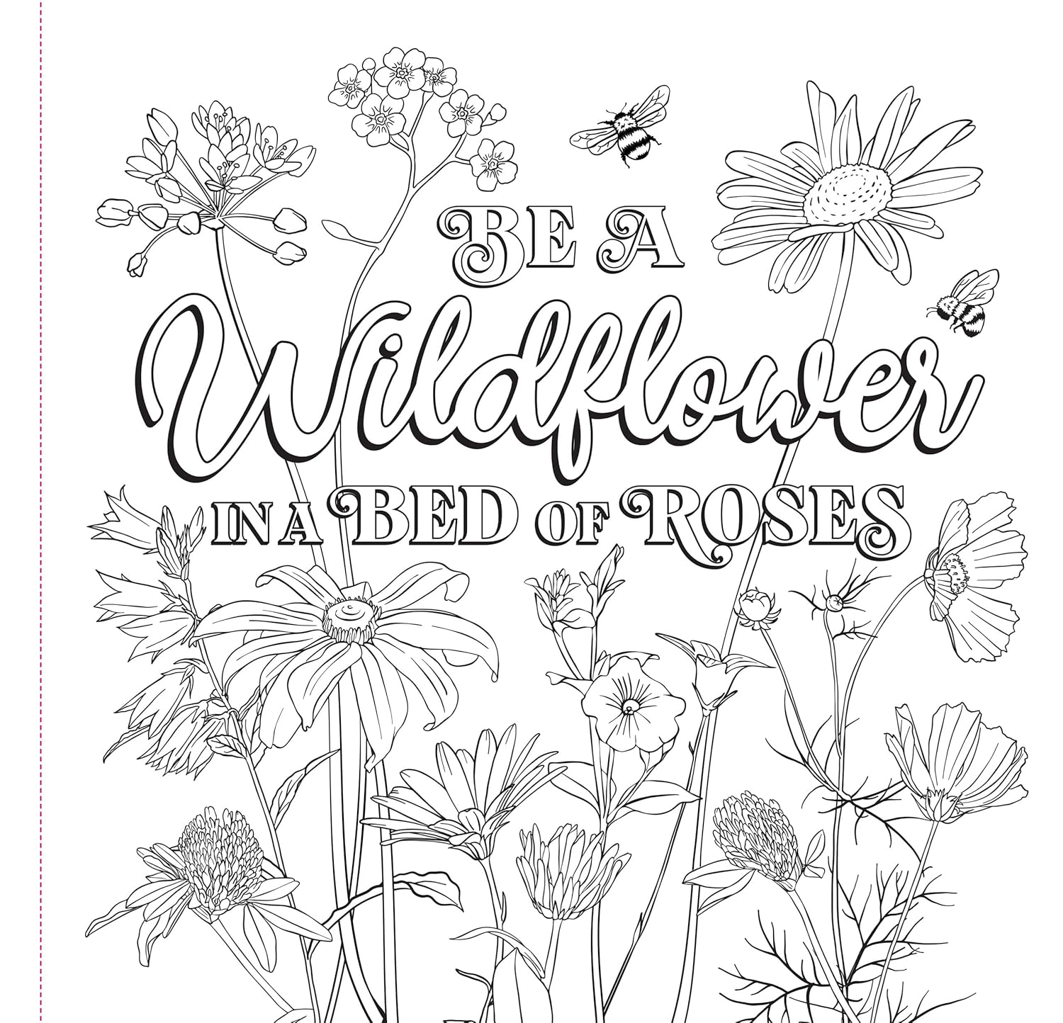 Wildflowers Adult Coloring Book by Peter Pauper Press, Inc. 9781441344960_4