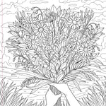 Wildflowers Adult Coloring Book by Peter Pauper Press, Inc. 9781441344960_5