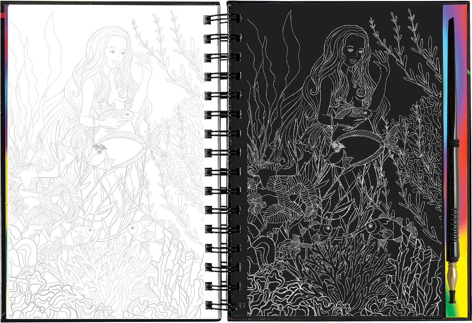 Scratch & Sketch Extreme! Mermaids: An Art Activity Book by Peter Pauper Press 9781441345158_2