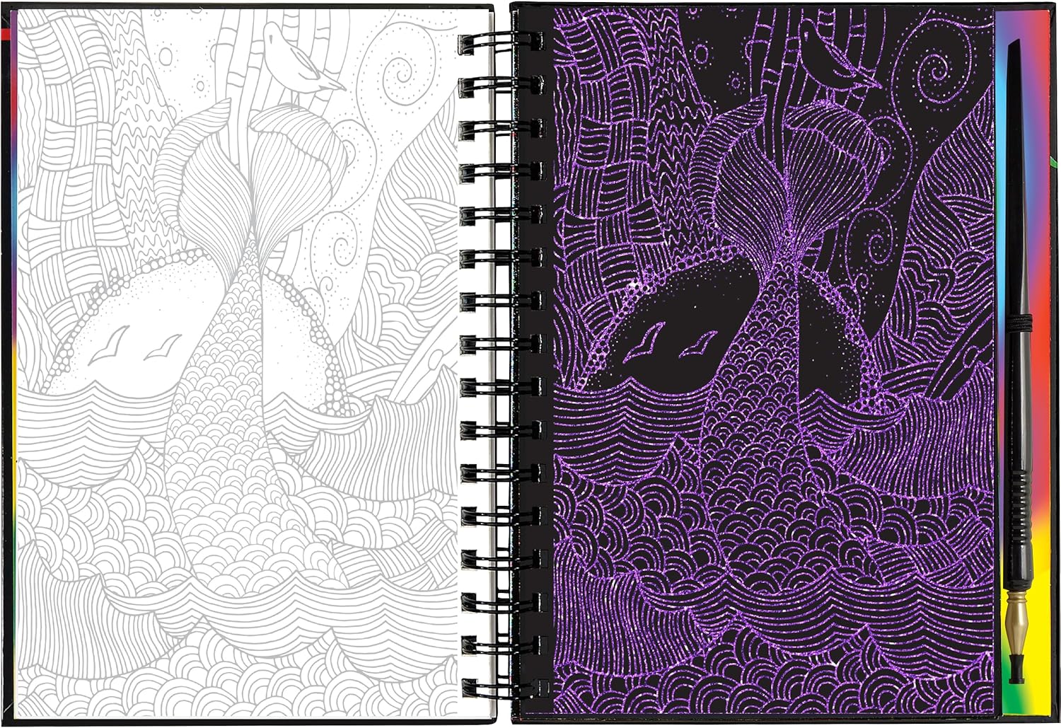 Scratch & Sketch Extreme! Mermaids: An Art Activity Book by Peter Pauper Press 9781441345158_4