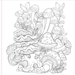 Mushrooms Adult Coloring Book by Peter Pauper Press, Inc. 9781441345165_3