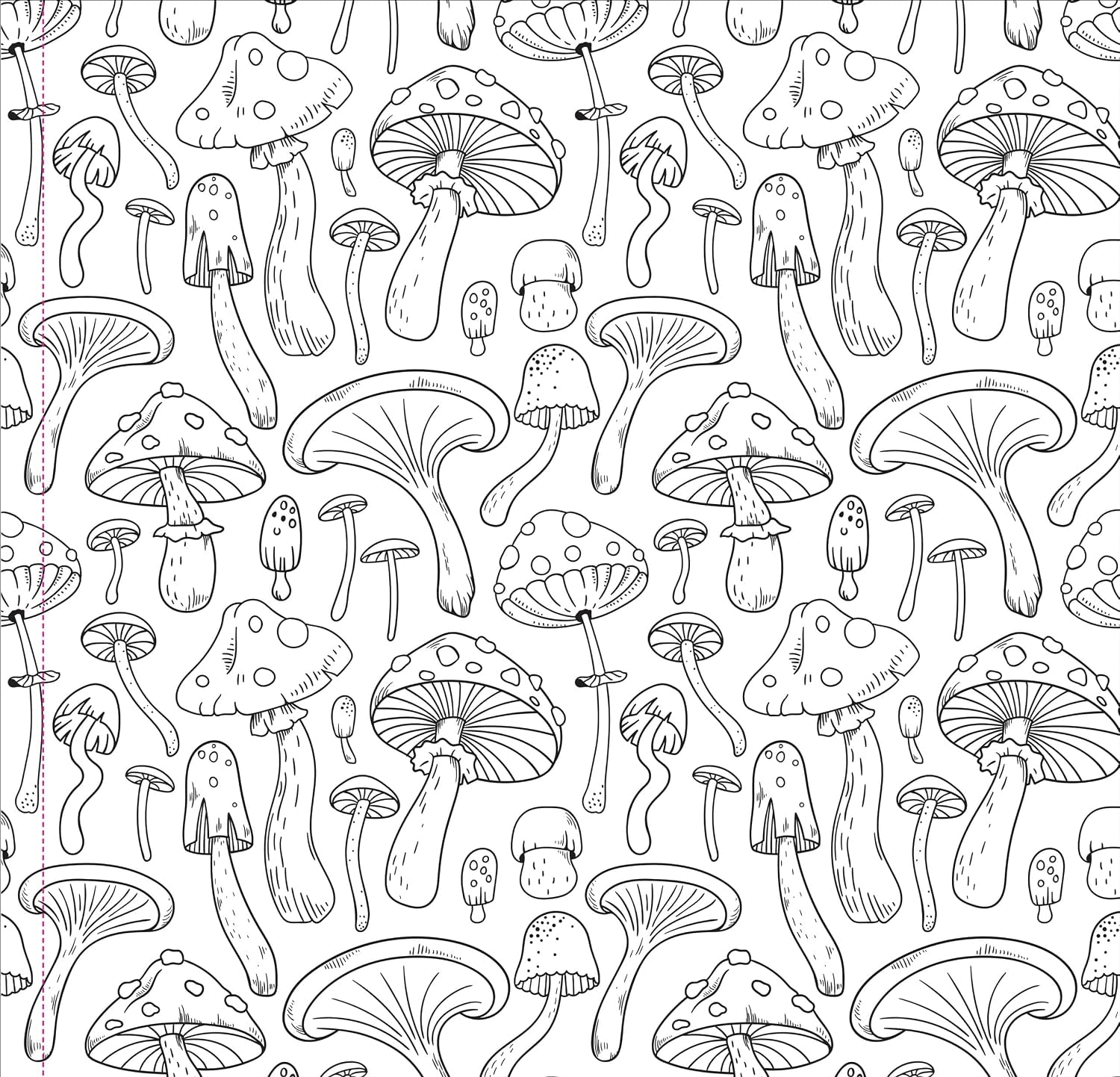 Mushrooms Adult Coloring Book by Peter Pauper Press, Inc. 9781441345165_4