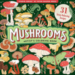 Mushrooms Adult Coloring Book by Peter Pauper Press, Inc. 9781441345165_44121028-e143-47fd-85a8-d9658e98713e